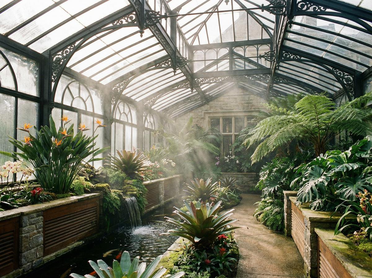 小马拉大车热带温室植物视频