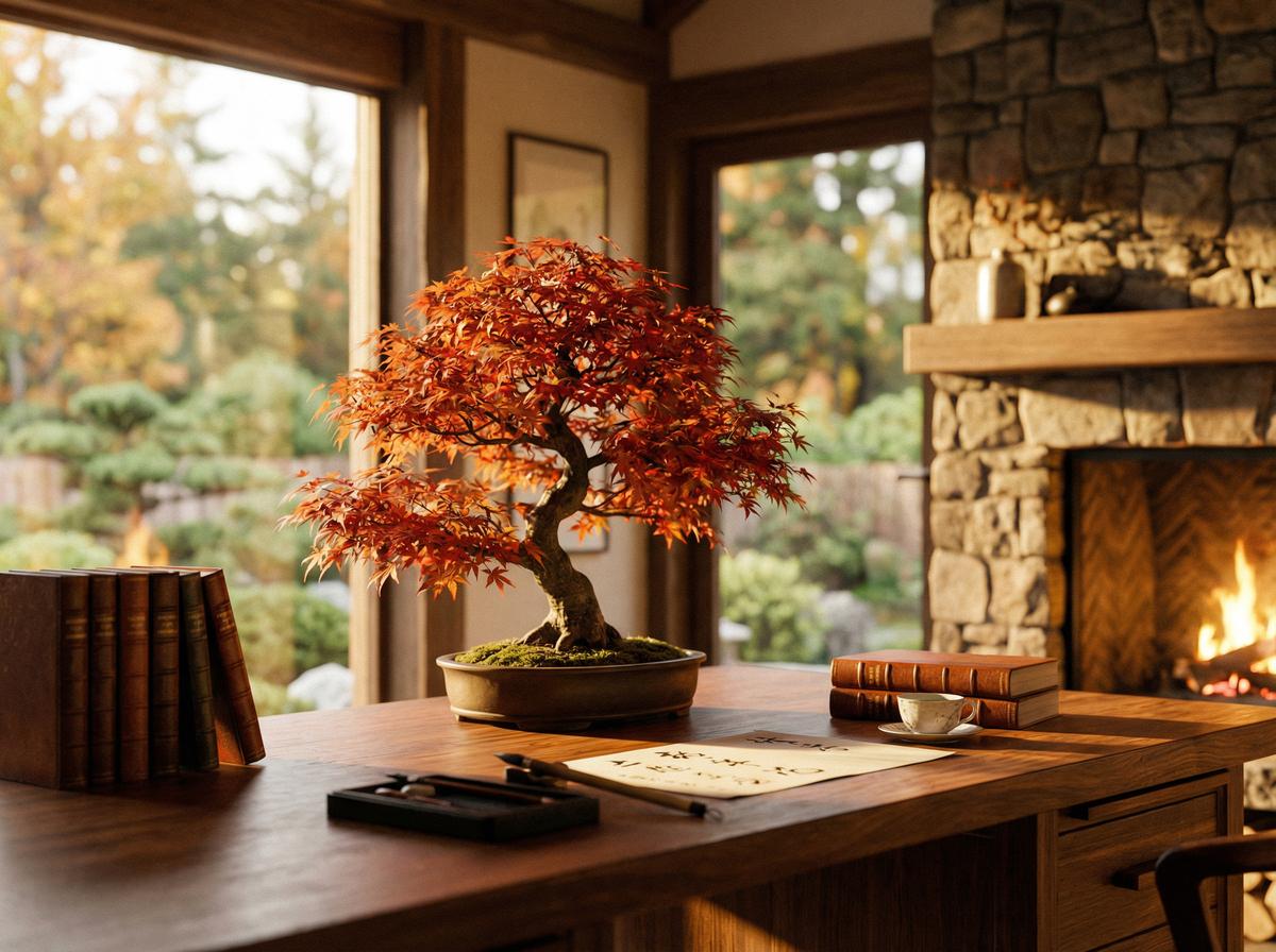 小马拉大车红枫盆景视频